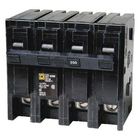 Miniature Circuit Breaker, HOMELINE Series, 150A, 2 Pole, 240V AC, 10kA at 240V AC MPN:HOM2150