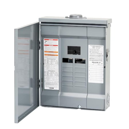 Load Center, HOM, 8 Spaces, 100A, 120/240V AC, PoN Convertible Main Breaker, 1 Phase MPN:HOM816M100PRB