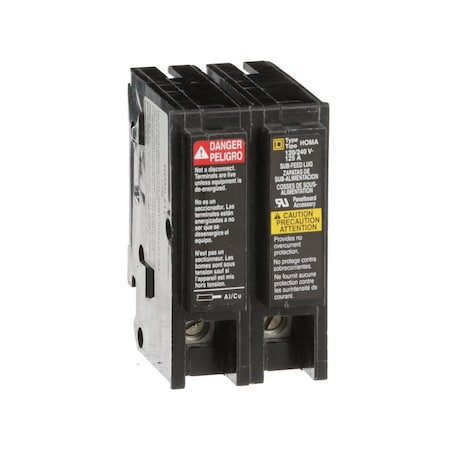 Lug, 125A, 2 Poles MPN:HOML2125