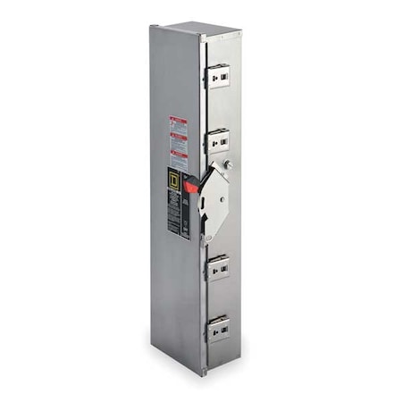 Circuit Breaker Enclosure, J250, 3 Spaces, 250A, Main Circuit Breaker MPN:J250DS
