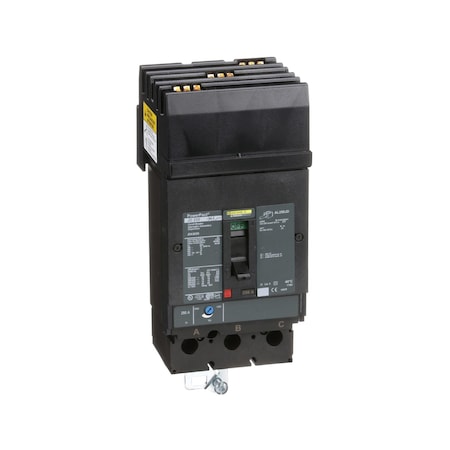 Molded Case Circuit Breaker, POWERPACT J Series, 250A, 3 Pole, 600V AC, 25kA at 240V AC MPN:JDA36250