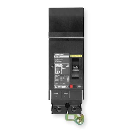 Molded Case Circuit Breaker, POWERPACT J Series, 150A, 2 Pole, 600V AC, 65kA at 240V AC MPN:JGA261502