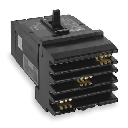 Molded Case Circuit Breaker, POWERPACT J Series, 150A, 3 Pole, 600V AC, 65kA at 240V AC MPN:JGA36150