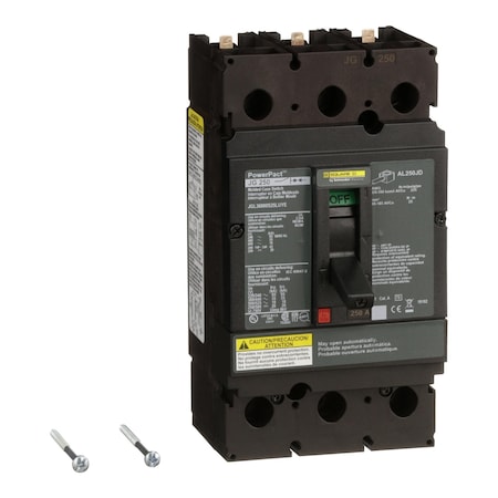 Switch, 600V AC/250V DC, 250A, 3 Poles MPN:JGL36000S25LUYE