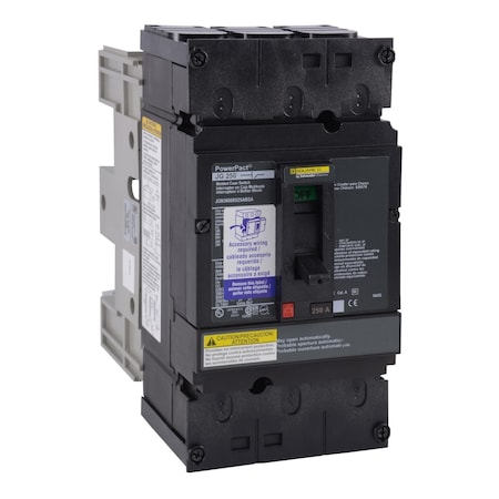Automatic Molded Case Switch, 600V AC/250V DC, 250A MPN:JGN36000S25