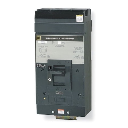 Molded Case Circuit Breaker, LEGACY MCCB Series, 200A, 3 Pole, 600V AC, 42kA at 240V AC MPN:LA36200