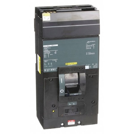 Molded Case Circuit Breaker, LEGACY MCCB Series, 400A, 3 Pole, 600V AC, 42kA at 240V AC MPN:LA36400