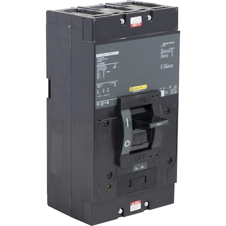 Molded Case Circuit Breaker, LEGACY MCCB Series, 200A, 2 Pole, 600V AC, 42kA at 240V AC MPN:LAL26200MB