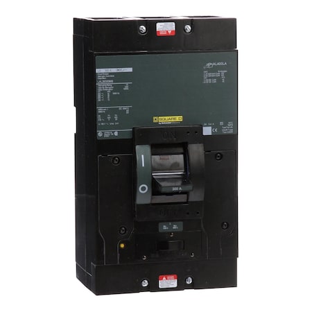 Molded Case Circuit Breaker, LEGACY MCCB Series, 300A, 2 Pole, 600V AC, 42kA at 240VAC MPN:LAL26300MB