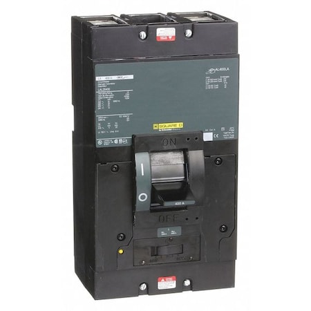 Molded Case Circuit Breaker, LEGACY MCCB Series, 400A, 2 Pole, 600V AC, 42kA at 240V AC MPN:LAL26400
