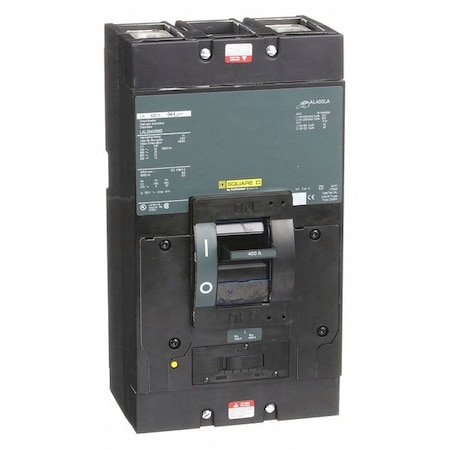 Molded Case Circuit Breaker, LEGACY MCCB Series, 400A, 2 Pole, 600V AC, 42kA at 240VAC MPN:LAL26400MB