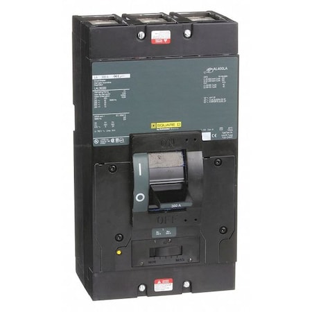 Molded Case Circuit Breaker, LEGACY MCCB Series, 300A, 3 Pole, 600V AC, 42kA at 240V AC MPN:LAL36300