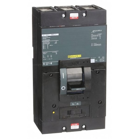 Molded Case Circuit Breaker, LEGACY MCCB Series, 300A, 3 Pole, 600V AC, 42kA at 240VAC MPN:LAL36300MB