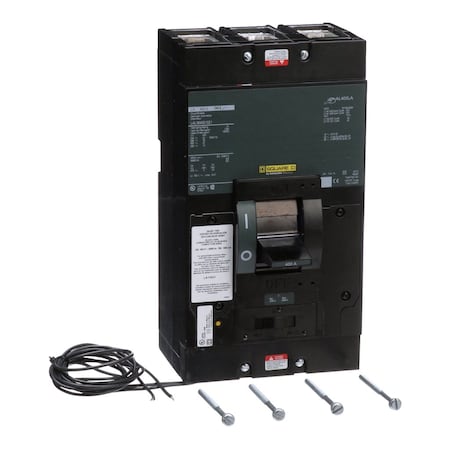 Molded Case Circuit Breaker, LEGACY MCCB Series, 400A, 3 Pole, 600V AC, 42kA at 240VAC MPN:LAL364001021