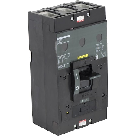 Molded Case Circuit Breaker, LEGACY MCCB Series, 400A, 3 Pole, 600V AC, 42kA at 240VAC MPN:LAL36400V