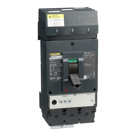 Molded Case Circuit Breaker, POWERPACT L Series, 250A, 3 Pole, 600V AC, 65kA at 240V AC MPN:LGA36250U33X