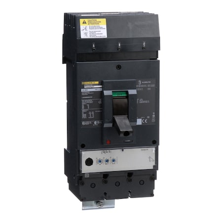 Molded Case Circuit Breaker, POWERPACT L Series, 600A, 3 Pole, 600V AC, 65kA at 240V AC MPN:LGA36600U31X