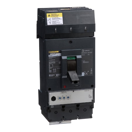 Molded Case Circuit Breaker, POWERPACT L Series, 600A, 3 Pole, 600V AC, 65kA at 240V AC MPN:LGA36600U33X