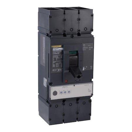 Molded Case Circuit Breaker, POWERPACT L Series, 400A, 3 Pole, 600V AC, 65kA at 240V AC MPN:LGL36400U33X