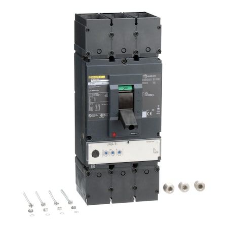 Molded Case Circuit Breaker, POWERPACT L Series, 600A, 3 Pole, 600V AC, 65kA at 240V AC MPN:LGL36600U33X