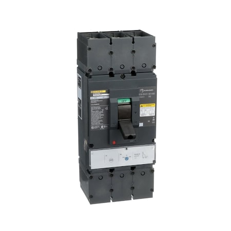Molded Case Circuit Breaker, POWERPACT L Series, 400A, 3 Pole, 600V AC, 65kA at 240V AC MPN:LGL37040D30