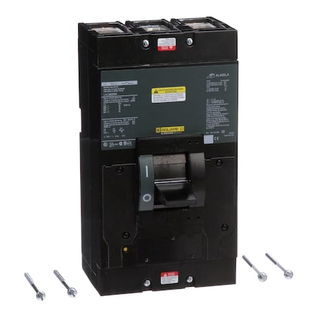 Molded Case Circuit Breaker, LEGACY MCCB Series, 400A, 3 Pole, 600V AC, 65kA at 240VAC MPN:LHL36000M