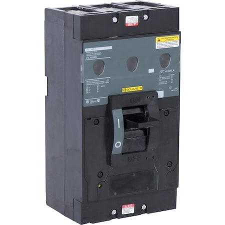 Molded Case Circuit Breaker, LEGACY MCCB Series, 400A, 3 Pole, 600V AC, 65kA at 240VAC MPN:LHL36000MV