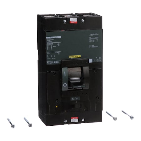 Molded Case Circuit Breaker, LEGACY MCCB Series, 400A, 3 Pole, 600V AC, 65kA at 240VAC MPN:LHL36400