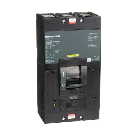 Molded Case Circuit Breaker, LEGACY MCCB Series, 400A, 3 Pole, 600V AC, 65kA at 240V AC MPN:LHL36400MB