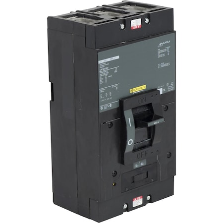 Molded Case Circuit Breaker, LEGACY MCCB Series, 400A, 3 Pole, 600V AC, 65kA at 240VAC MPN:LHP36400MT