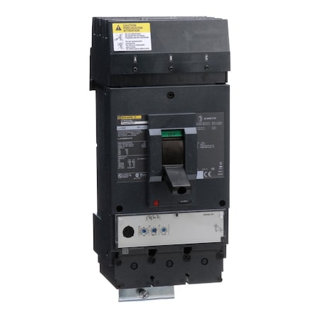 Molded Case Circuit Breaker, POWERPACT L Series, 600A, 3 Pole, 600V AC, 100kA at 240V AC MPN:LJA36600U31X