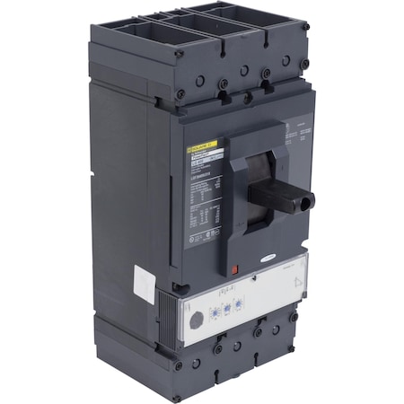 Molded Case Circuit Breaker, POWERPACT L Series, 400A, 3 Pole, 600V AC, 100kA at 240V AC MPN:LJF36400U31X