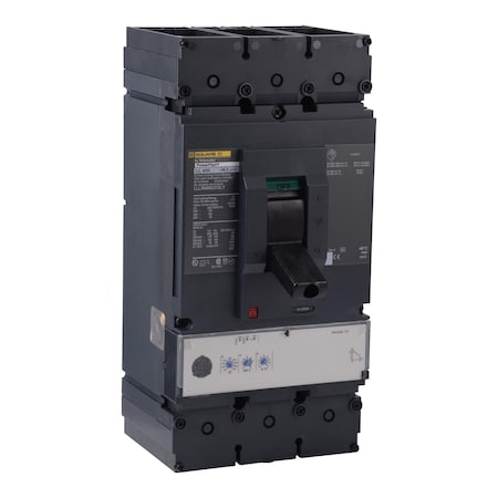 Molded Case Circuit Breaker, POWERPACT L Series, 400A, 3 Pole, 600V AC, 125kA at 240V AC MPN:LLL36400U31X