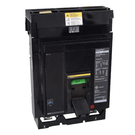 Molded Case Circuit Breaker, POWERPACT M Series, 700A, 3 Pole, 600V AC, 65kA at 240V AC MPN:MGA36700