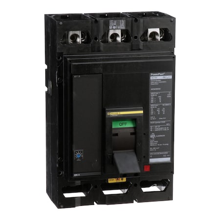 Molded Case Circuit Breaker, POWERPACT M Series, 800A, 3 Pole, 600V AC, 65kA at 240V AC MPN:MGM36800