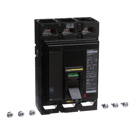 Molded Case Circuit Breaker, POWERPACT M Series, 400A, 3 Pole, 600V AC, 100kA at 240V AC MPN:MJF36400