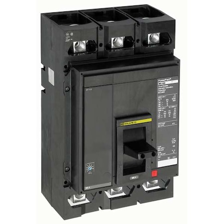 Molded Case Circuit Breaker, POWERPACT M Series, 400A, 3 Pole, 600V AC, 100kA at 240V AC MPN:MJL36400