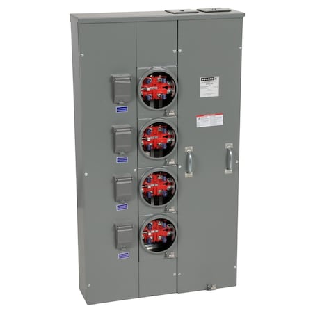 Meter Main, MPR, 120/240V AC, Main Lug, 1 Phase MPN:MPR64200
