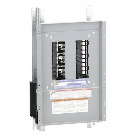 Panelboard Interior, QHB, QOB, QOB-VH, 18 Spaces, 100A, 120/240V AC, Convertible Main Lug, 3 Phase MPN:NQ418L1