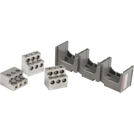 Power distribution connector, PowerPacT P, M, circuit breaker, 250 to 1200A, 12 to 2/0AWG, 2 to 35 mm, copper MPN:PDC6P20