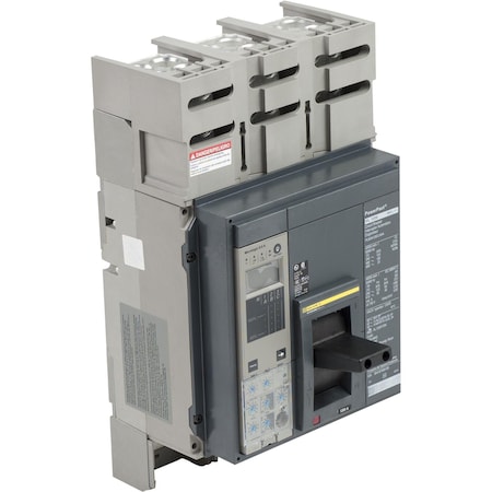 Molded Case Circuit Breaker, POWERPACT P Series, 1200A, 3 Pole, 480V AC, 125kA at 240V AC MPN:PLM34120CU44A