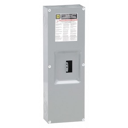Circuit Breaker Enclosure, Q22, 2 Spaces, 200A, 240V MPN:Q22200NS