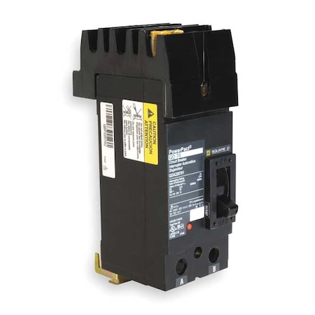 Molded Case Circuit Breaker, POWERPACT Q Series, 110A, 2 Pole, 240V AC, 25kA at 240V AC MPN:QDA221104