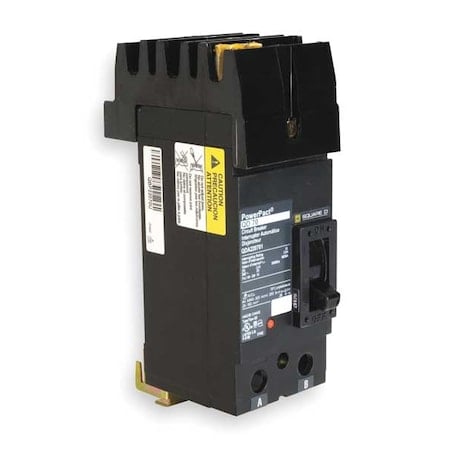 Molded Case Circuit Breaker, POWERPACT Q Series, 200A, 2 Pole, 240V AC, 25kA at 240V AC MPN:QDA222001