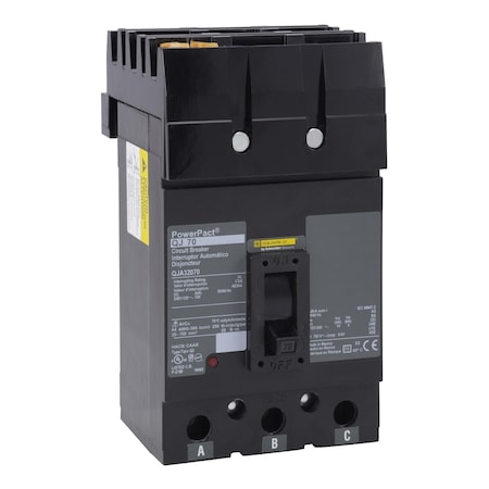Molded Case Circuit Breaker, POWERPACT Q Series, 225A, 3 Pole, 240V AC, 100kA at 240V AC MPN:QJA32225