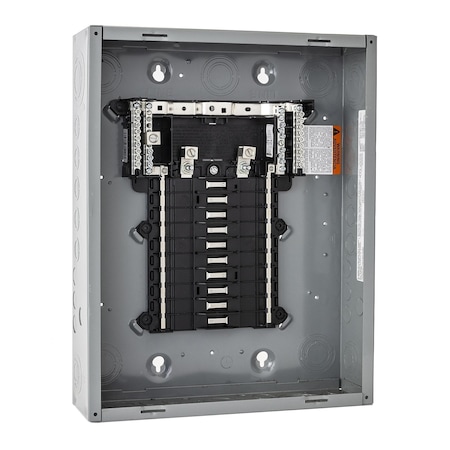 Load Center, QO, 16 Spaces, 125A, 120/240V AC, Main Lug, 1 Phase MPN:QO116L125PG