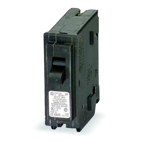 Miniature Circuit Breaker, QO Series, 20A, 1 Pole, 120/240V AC, 10kA at 120/240V AC MPN:QO120HID