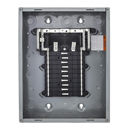 Load Center, QO, 20 Spaces, 125A, 120/240V AC, Main Lug, 1 Phase MPN:QO120L125PG