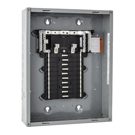 Load Center, QO, 24 Spaces, 200A, 120/240V AC, Main Lug, 1 Phase MPN:QO124L200PG