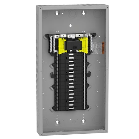 Load Center, QO, 32 Spaces, 100A, 120/240V AC, Convertible Main Circuit Breaker, 1 Phase MPN:QO132M100P